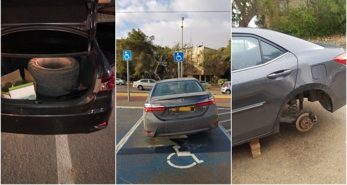 גנבו לכם את גלגלי הרכב בימים האחרונים? תמצאו אותם, אולי, בפזורה