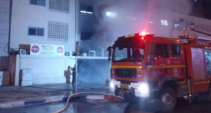 דליקה במתחם מגדלי הרכבת, נזק למבנים