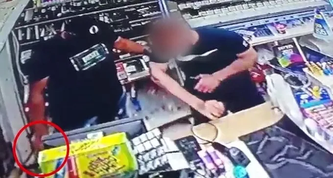צפו: בן 40 מב''ש שודד מכולת בנווה זאב באיומי סכין