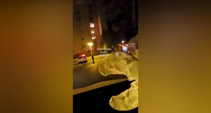 צפו: דליקה ברחוב שער הגיא