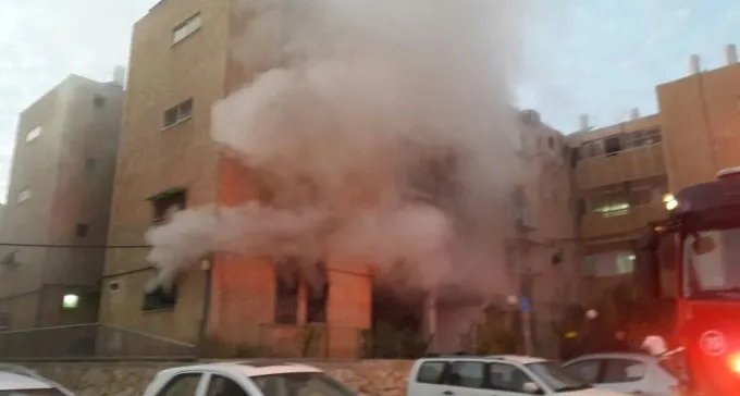 השריפה ברחוב הרמב"ן, שלושה פצועים