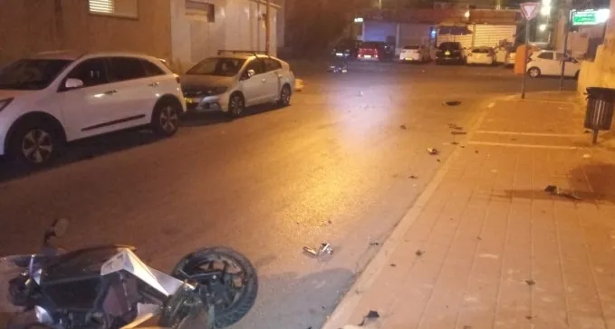 רוכב אופנוע נפצע קשה, הפוגע נמלט