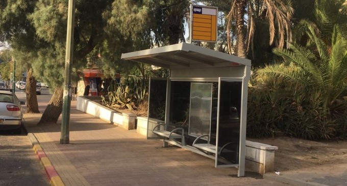130 תחנות אוטובוס הוחלפו בב''ש