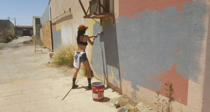 ערד: אמנים מישראל ומחו''ל באו לצייר על הקירות