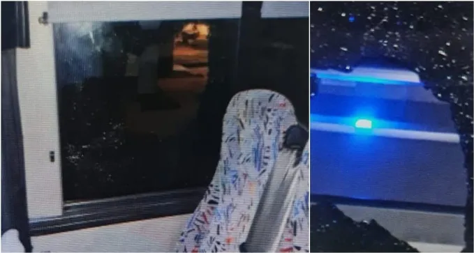 נער בן 12 מב''ש נעצר בחשד כי ידה אבנים על אוטובוס בקריית יהודית