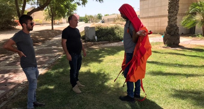 מיגון אישי נגד רסיסים נחשף במפגש קציני ביטחון בשער הנגב