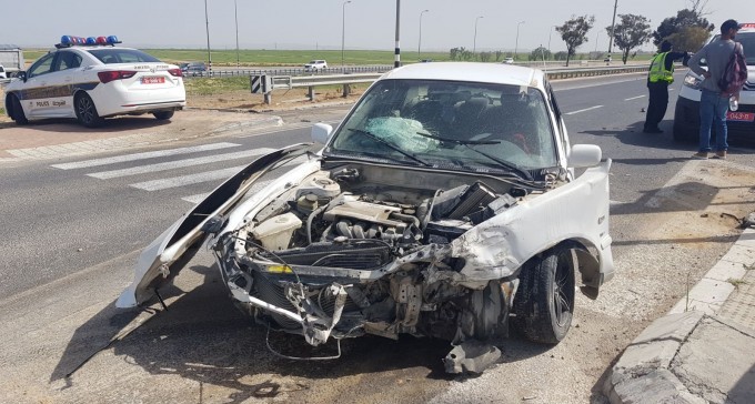 תאונה בצומת שגב שלום: אישה נפצעה קשה
