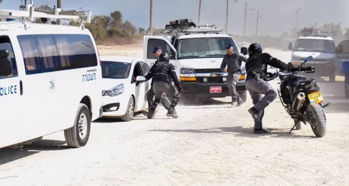ברגעים אלה: תרגיל מוכנות מבצעית של המשטרה ברחבי המחוז