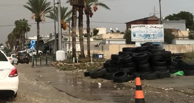 מאות בתל שבע נותרו ללא חשמל - בגלל הגשם הראשון