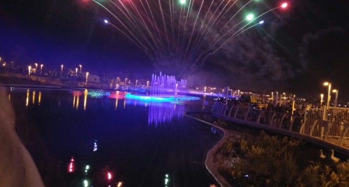 יום חג לדימונה: נחנך האגם המדהים בלב מדבר