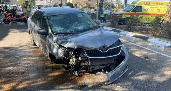 תאונה קשה: נדרס במעבר חציה