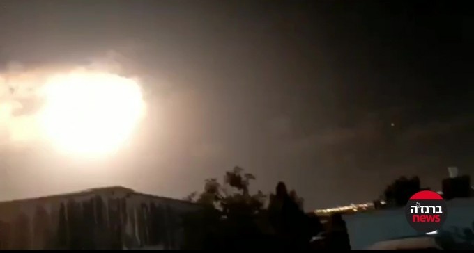 אזעקת צבע אדום בזיקים. עדי ראיה: ''ראינו יירוטים''