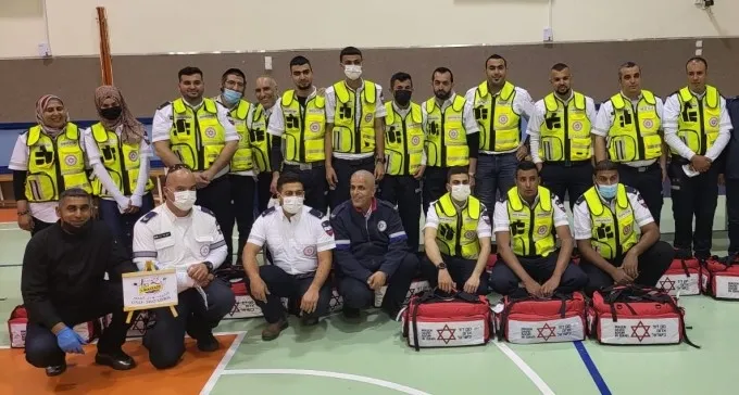 כסייפה: 21 חובשי רפואת חירום סיימו הכשרה והצטרפו למד''א