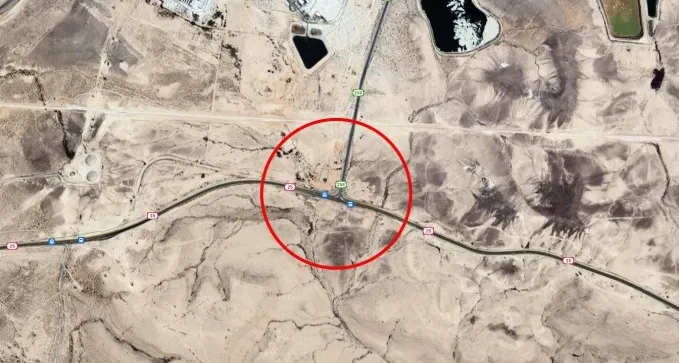 דליפת אמוניה במישור רותם, צומת צפית נסגר לתנועה