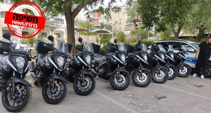 יוצאים לדרך: האופנועים החדשים של סיירת הביטחון בעיריית באר שבע