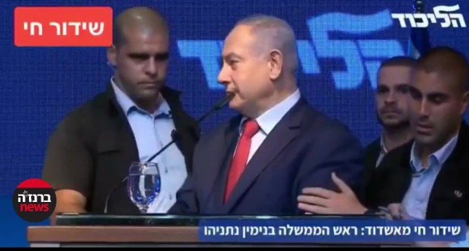 מטח רקטות על אשדוד - בדיוק כשראש הממשלה היה על הבמה