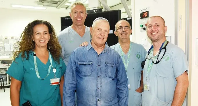 ניתוח לב מהפכני בסורוקה: החלפת מסתם, בלי לפתוח את החזה