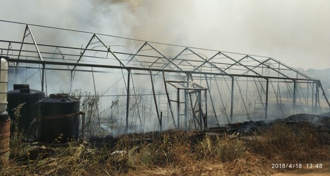 דליקה בבית הגדי, מחשב עלה באש וגרם לדליקה בבית בערד