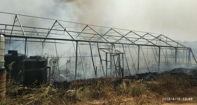 דליקה בבית הגדי, מחשב עלה באש וגרם לדליקה בבית בערד