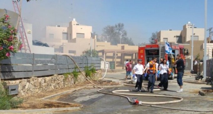 שני נספים בדליקה בערד