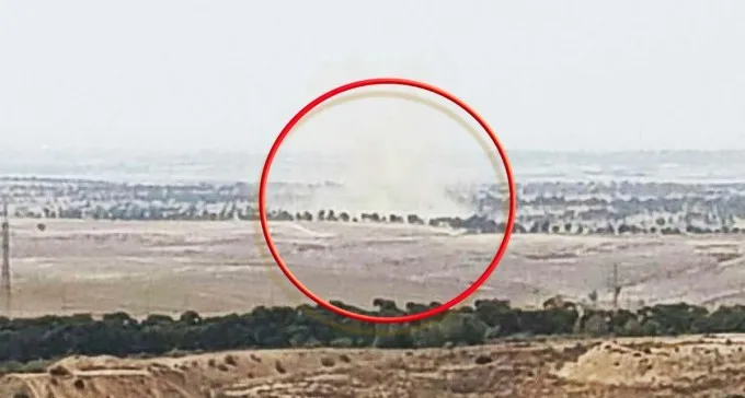 שני טילי גראד נורו על ב''ש, נפילה בשטח פתוח