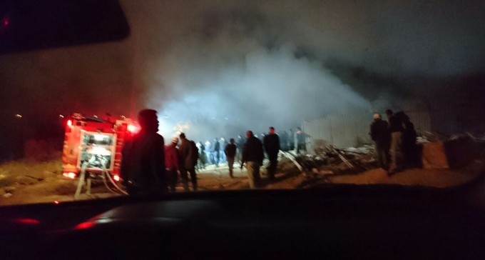 ברגעים אלה: דליקה בפזורה ליד כלא ב''ש