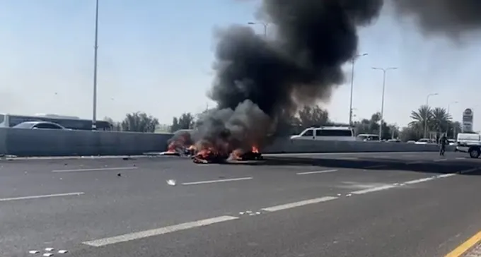 תאונה מחרידה: שני הרוגים בהתרסקות מטוס קל בצומת שוקת