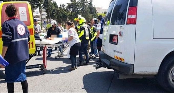 בת 80 נדרסה בשד' יעלים, מצבה קשה