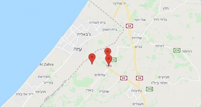 ירי רקטות לעבר יישובי העוטף, לא זוהו נפילות