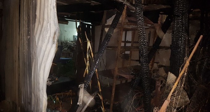 צפו: שני נפגעים בדליקה באופקים