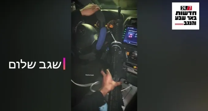 צפו: ירי בתל שבע, נשק מול המשטרה בשגב שלום