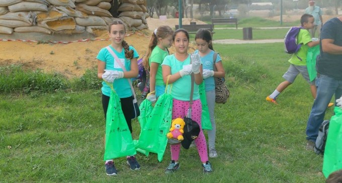 הילדים ניקו את העיר