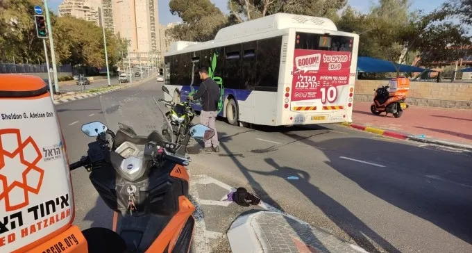 בת 80 נפצעה באורח קשה מפגיעת רכב ביוהנה ז'בוטינסקי