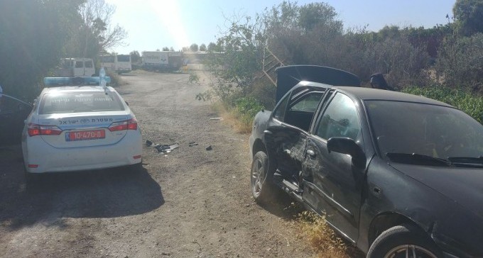 מהיר ועצבני נוסח חורה: נגח בניידת משטרה