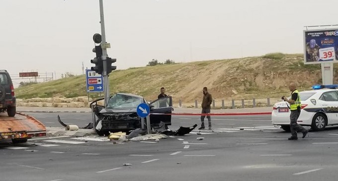 צפו: תיעוד התאונה הקשה ליד השוק העירוני