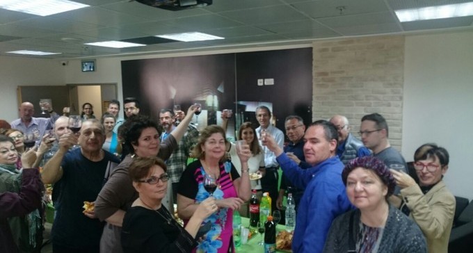 מי הגיע להרים כוסית עם הסינפונייטה הישראלית באר-שבע?