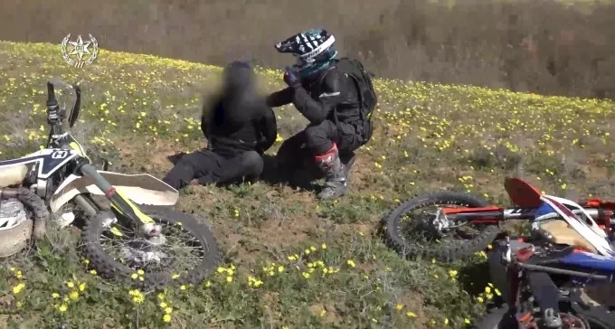 2 תושבי שגב שלום השתוללו עם אופנועים על גשר החבלים