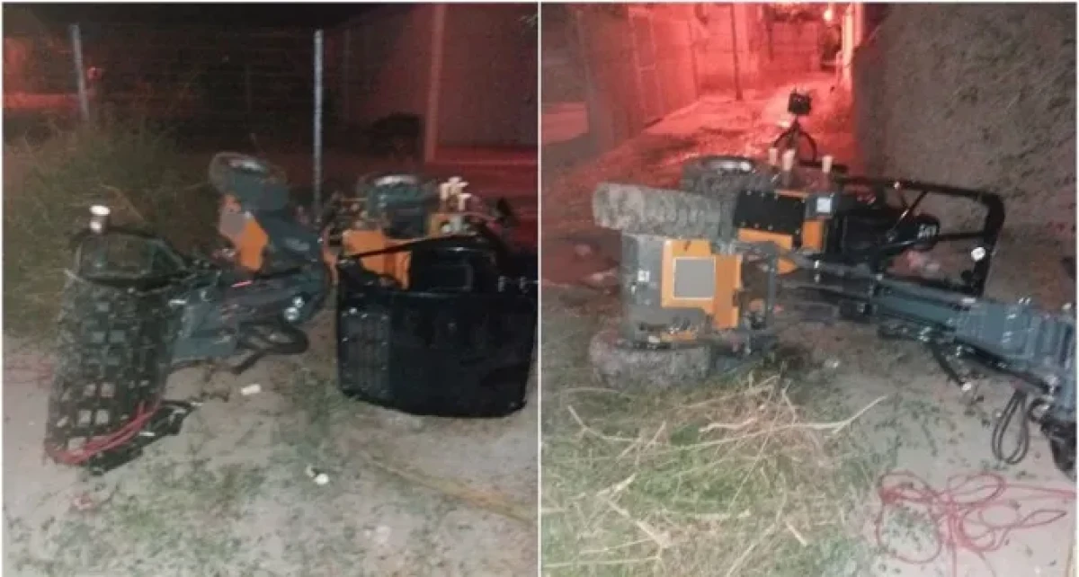 צפו בתיעוד: בן 50 נפצע קשה בהתהפכות טרקטורון בשכונה ד'