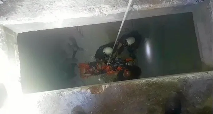 תאונת עבודה ליד המעונות: עובד נפל לבור בעומק 8 מטרים