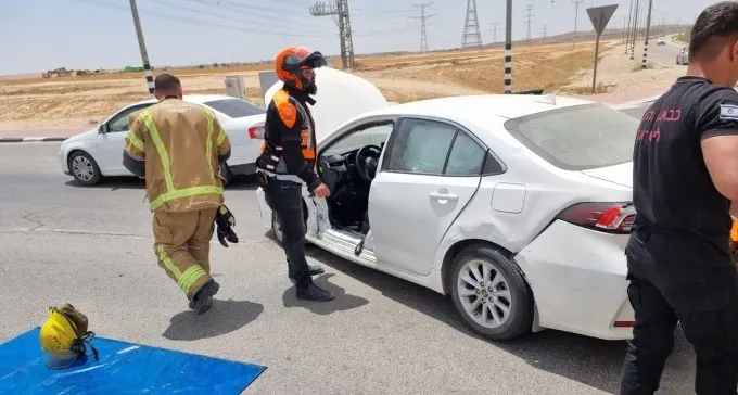 תאונה במחלף שרה