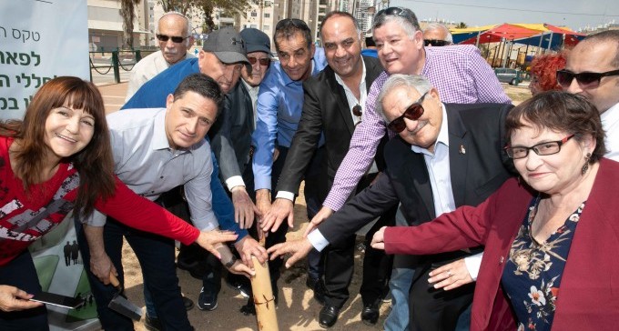 הונחה אבן הפינה ל''פארק הנופלים'' בב''ש