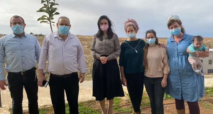 ח''כ איילת שקד ביקרה בדרום הר חברון