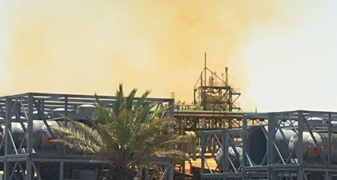 צפו: דליפת ברום במפעלי ים המלח