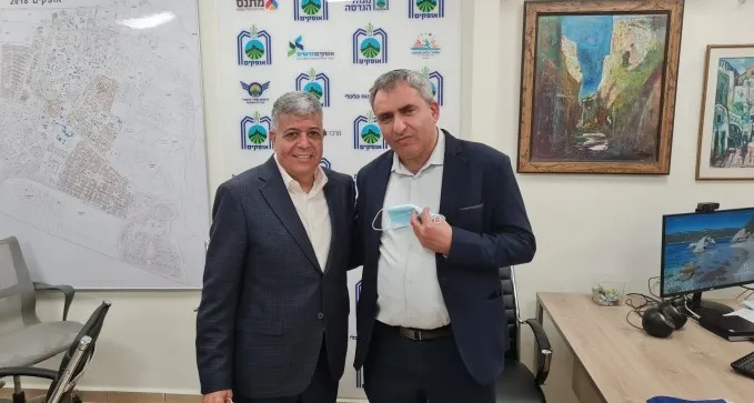 אלקין ביקר באופקים, דן בשיקום הדיור הציבורי