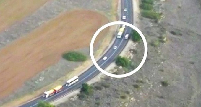 צפו: תושב לקיה כמעט גרם לתאונה חזיתית