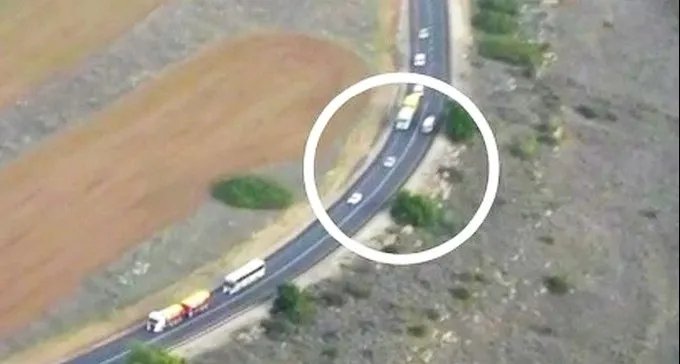 צפו: תושב לקיה כמעט גרם לתאונה חזיתית