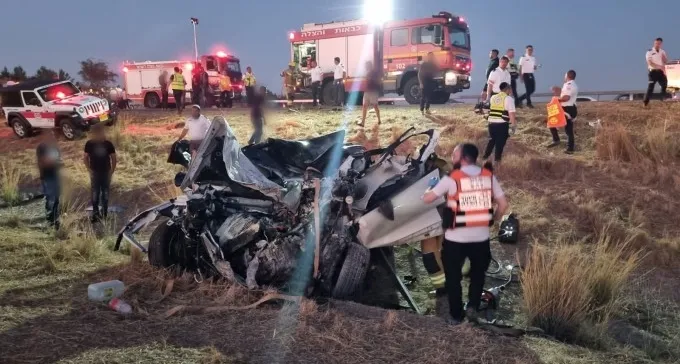 נהג מהפזורה התנגש ברכב, שני מנהלים בכירים בכי''ל נהרגו