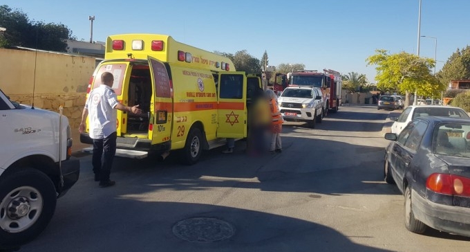 5 ילדים נפצעו מפיצוץ פריט אמל''ח בחצר בית