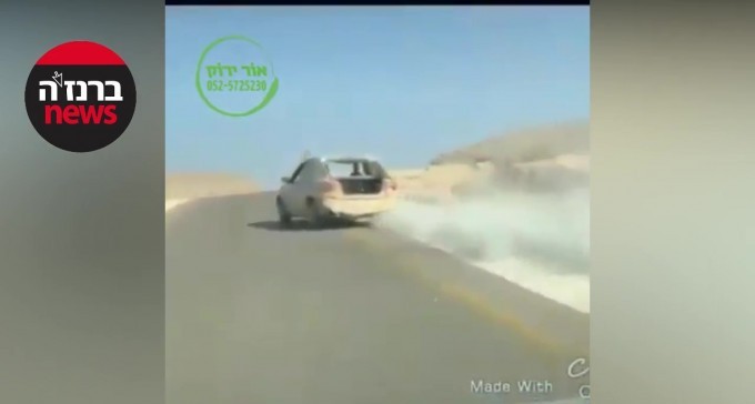 צפו: ''מהיר ועצבני'' בפזורה - נהג משתולל עם רכב חצי מפורק