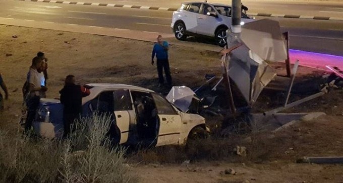 תאונה קשה בצומת נבטים - כוחות הצלה במקום